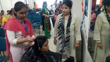Assessment conducted by Eduworld under Non Star project for the Beauty Sector Skill Council at location Ludhiana